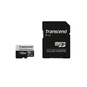 SDXC TRANSCEND MICRO 128GB 340S, 160/90 MB/s, C10, U3, V30, A2, adapter