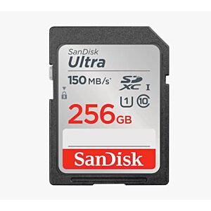 SDXC SanDisk 256GB Ultra, 150MB/s, UHS-I, C10