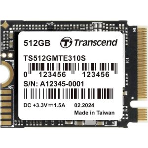 SSD Transcend M.2 PCIe NVMe 512GB 310S 2230, 3300/1700 MB/s, Gen4 x4