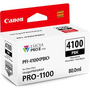 ČRNILO CANON PFI-4100 PHOTO BLACK ZA IMAGEPROGRAF PRO-1100, 80 ml