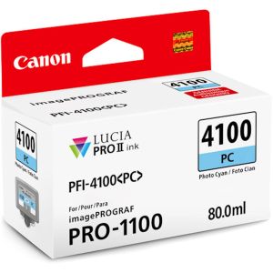 ČRNILO CANON PFI-4100 PHOTO CYAN ZA IMAGEPROGRAF PRO-1100, 80 ml