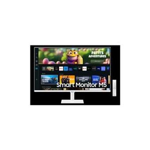 Monitor Samsung FHD Smart M5 Bel, 27", VA, 16:9, 1920x1080, 2xHDMI,SMART, WI-FI, BT