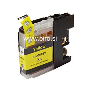 Fenix B-LC525XLY rumena kartuša nadomešča Brother LC525XL-Y za tiskalnike Brother DCP-J100, DCP-J105, MFC-J200 - kapaciteta enaka originalu 1.300 strani