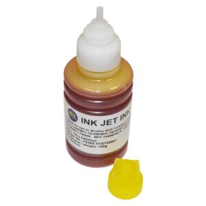 FENIX FFBT5000Y 100ml Yellow barve v steklenički za 10.000 strani za Brother DCP-T300, DCP-T310, DCP-T500W, DCP-T510W, DCP-T700W, DCP-T710W, MFC-T910DW, 100% več izpisa od originalne BT5000Y